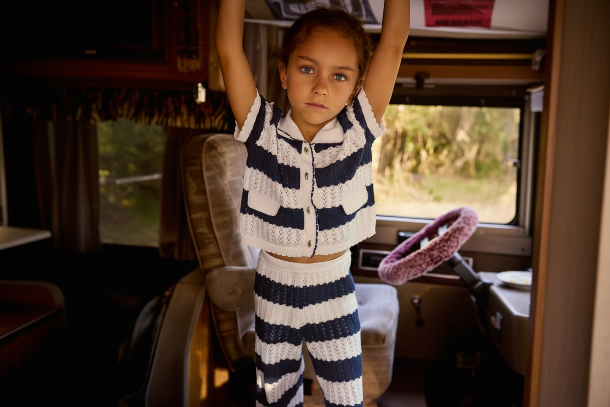 Banner bambina orizzontale