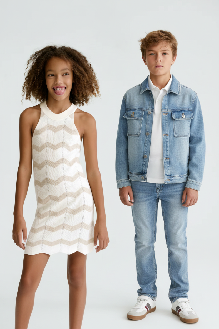 Banner Mobile - Bambino e Bambina